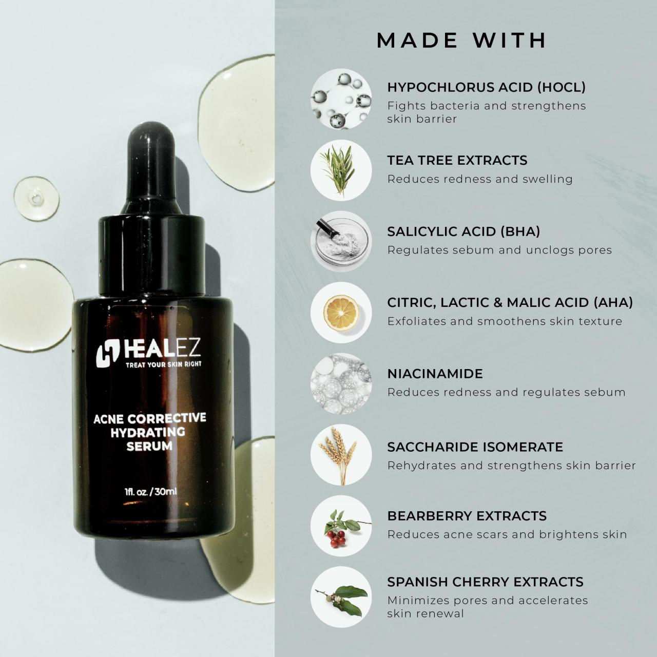 Hydrating skincare for acne