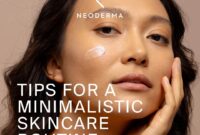 Minimalist skincare routine