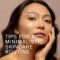 Minimalist skincare routine