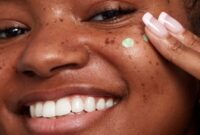 Pore minimizing tips for dry skin