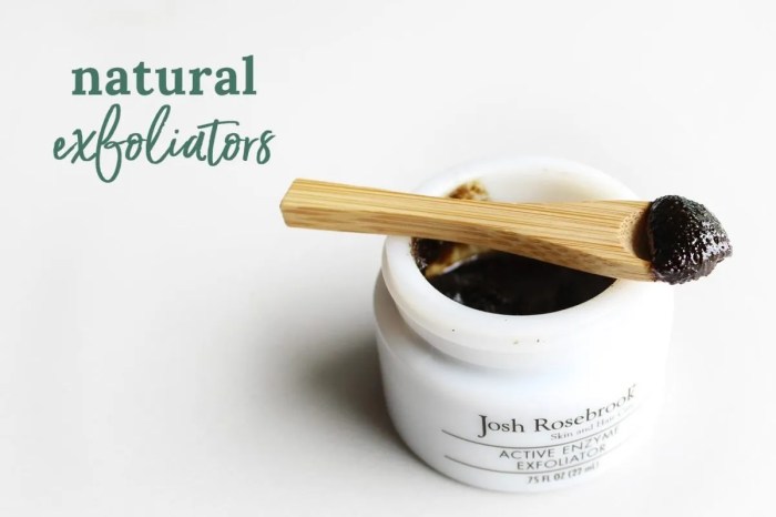 Gentle exfoliators for face